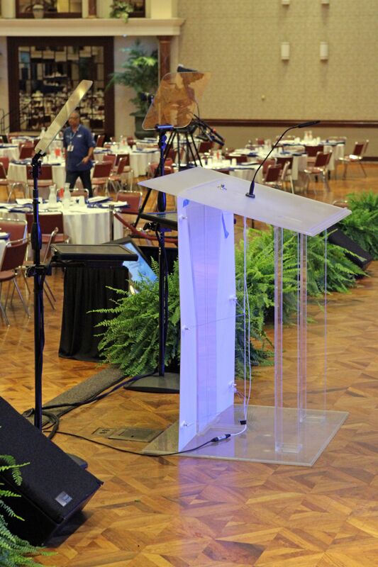 Acrylic Podium Setup